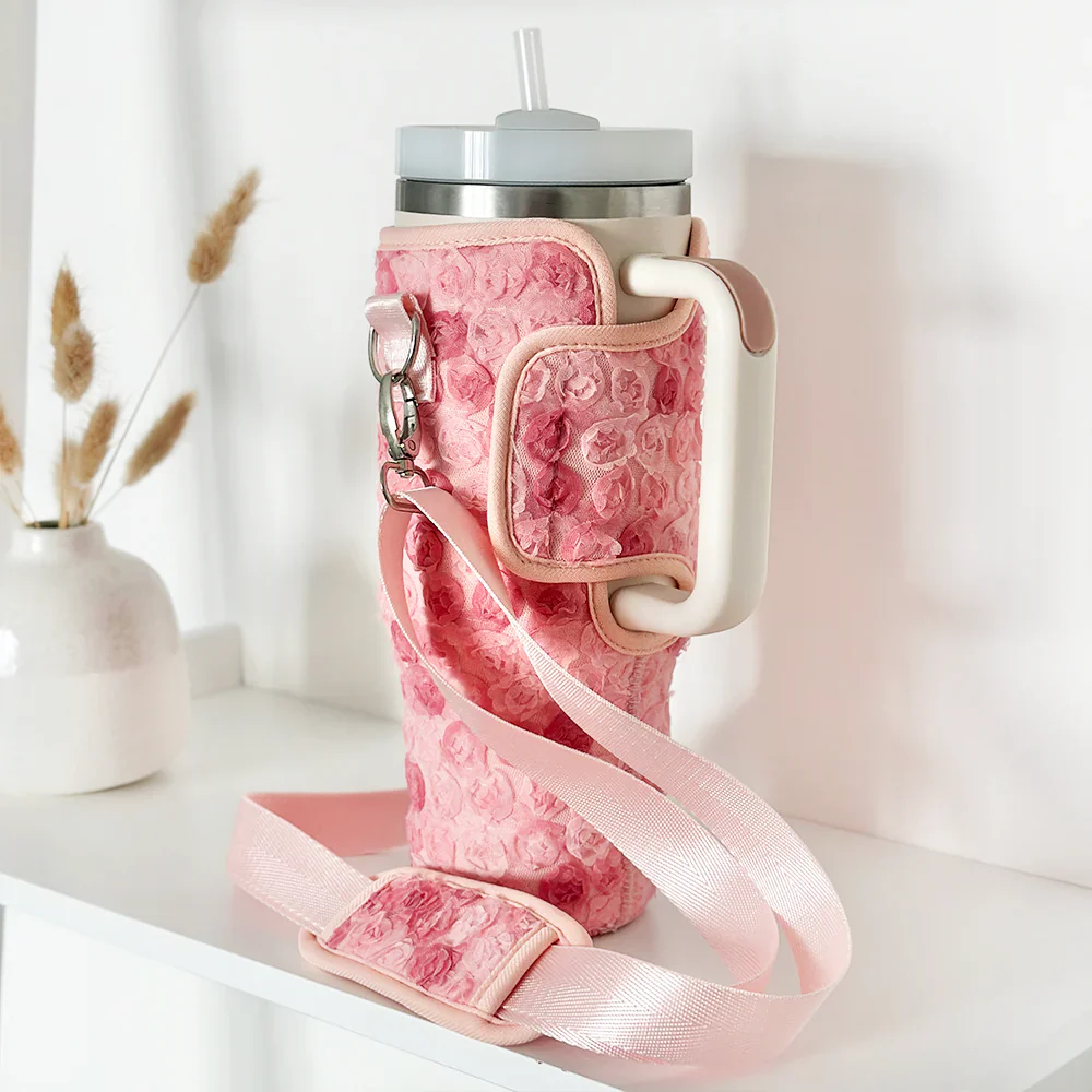 Peony Pup Tumbler Carry Case by Coconut Lane - Image 4