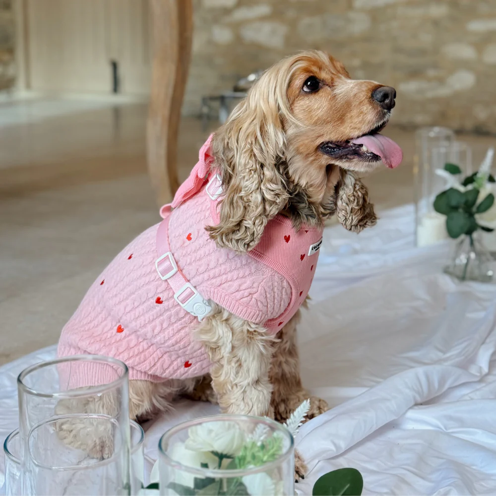 Jumper - Cable Knit Pink Heartstrings - Image 8
