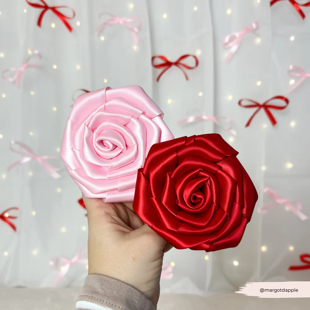 Pink Rose Collar Flower - Image 5