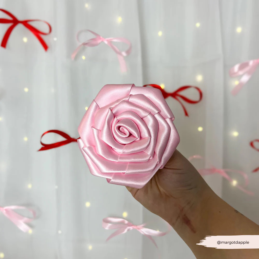 Pink Rose Collar Flower - Image 6