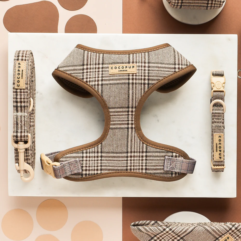 Pup Plaid Adjustable Neck HARNESS - Image 2