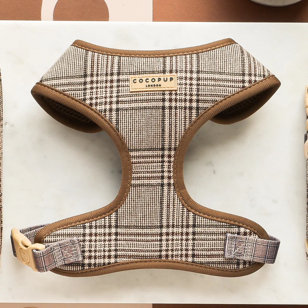 Pup Plaid Adjustable Neck Harness, Lead & Collar Bundle - Image 5