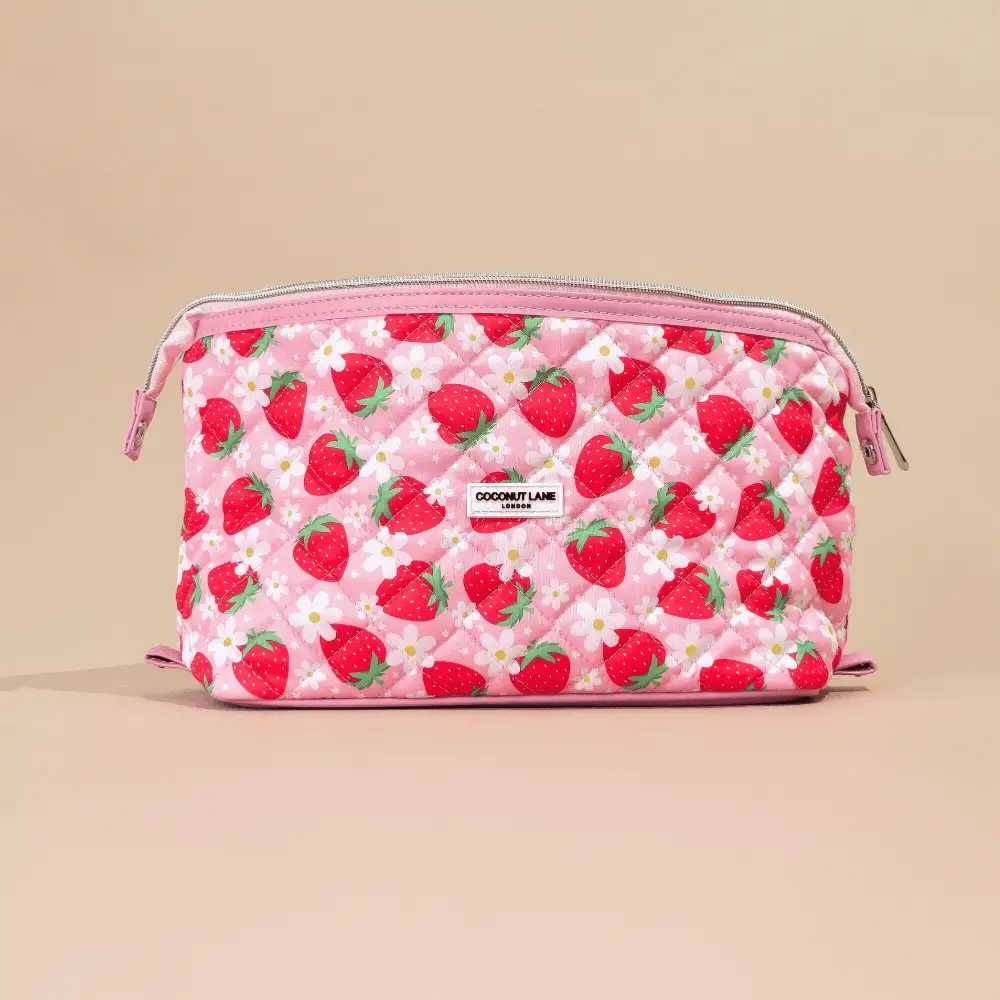 Quilted Pupberry Fields Expandable Makeup Bag - By Coconut Lane - Image 7