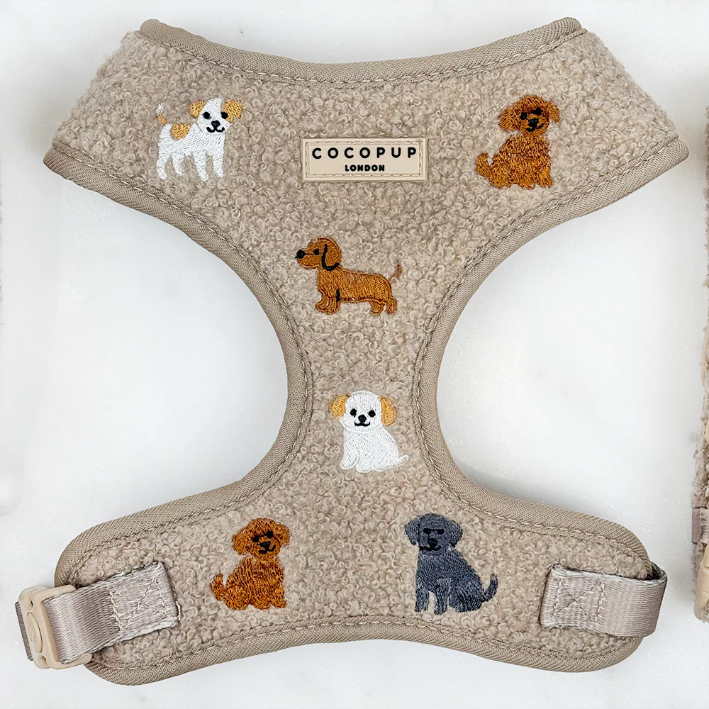 Ralph & Friends Mocha Teddy Adjustable Neck Harness, Lead & Collar Bundle - Image 4
