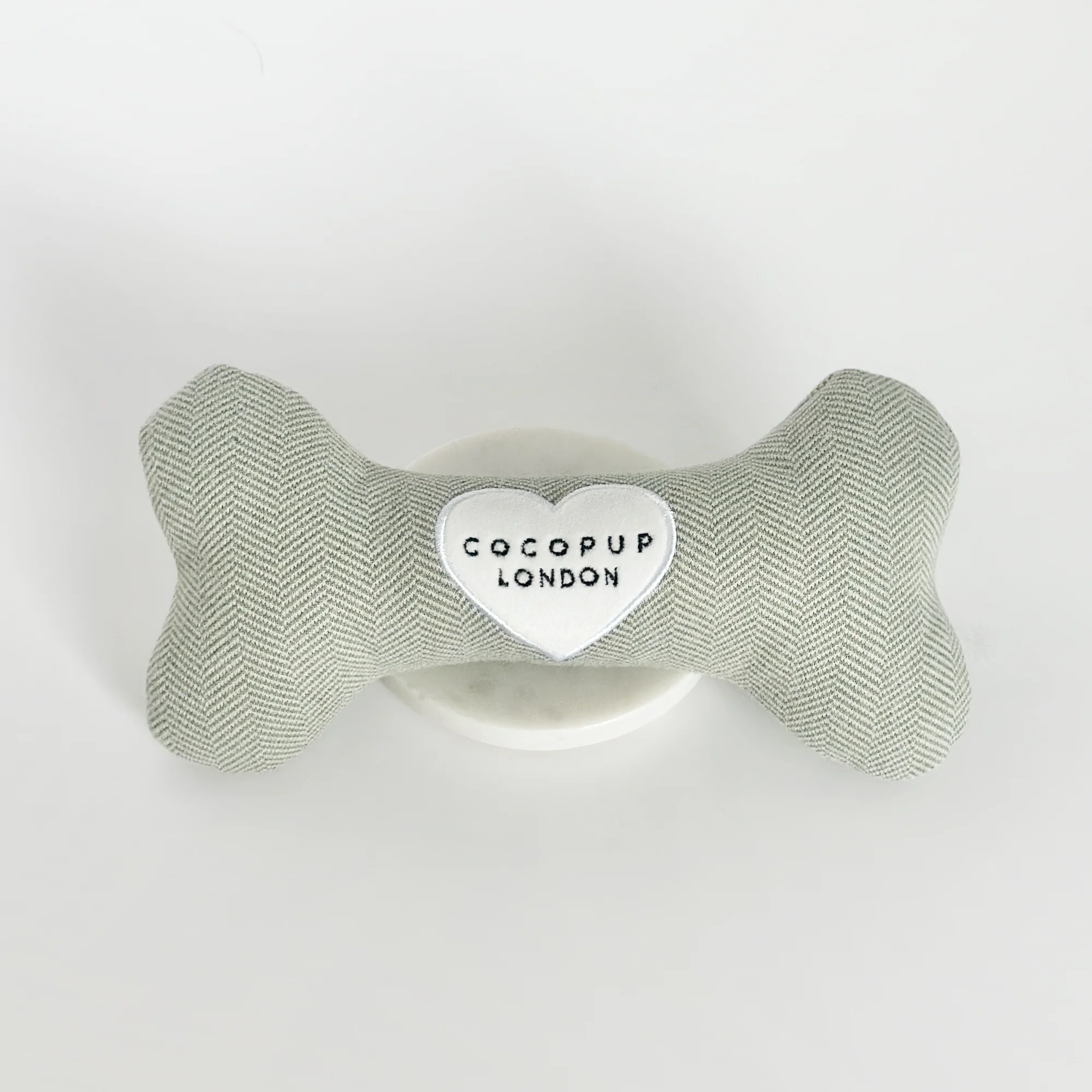 Sage Tweed Bone Toy - Image 2