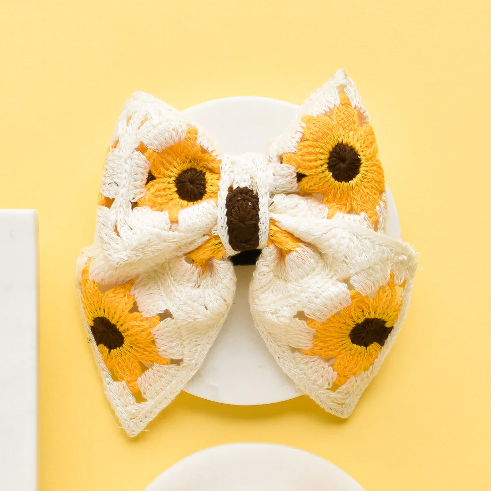 Sunflower Patch Sailor Bow Tie - Image 2