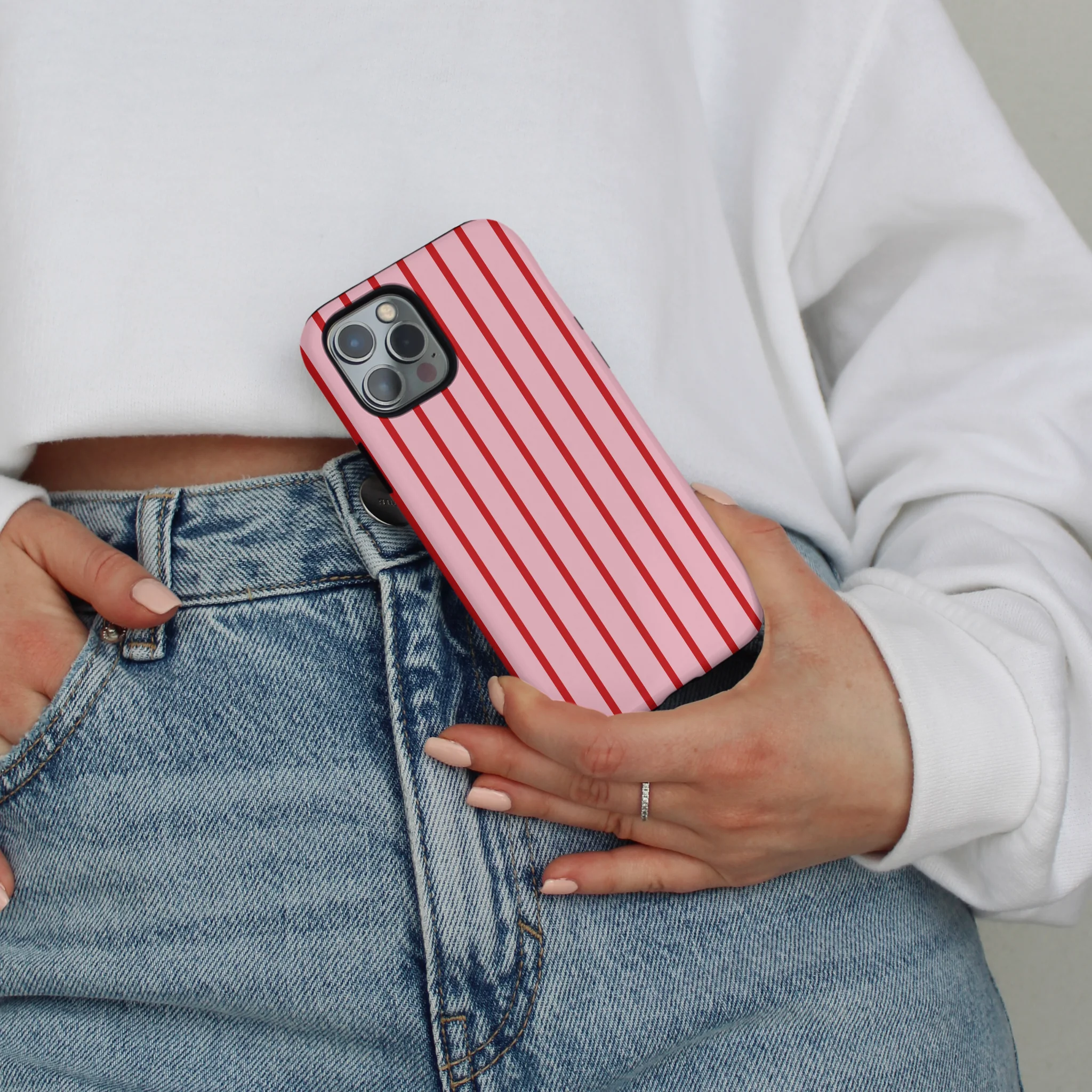 Tough Phone Case - Candy Stripes - Image 2