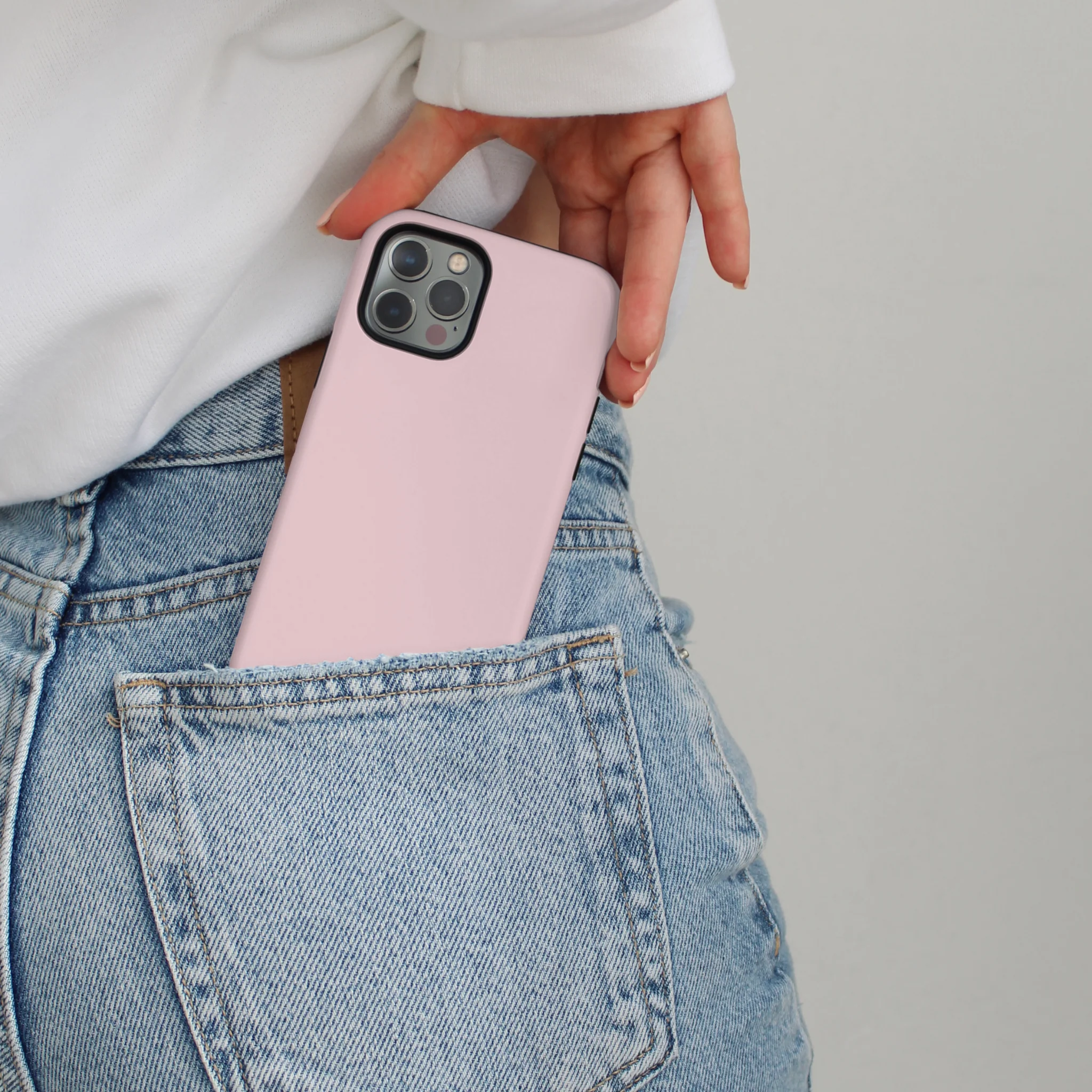 Tough Phone Case - NAKD Peony Pink - Image 2