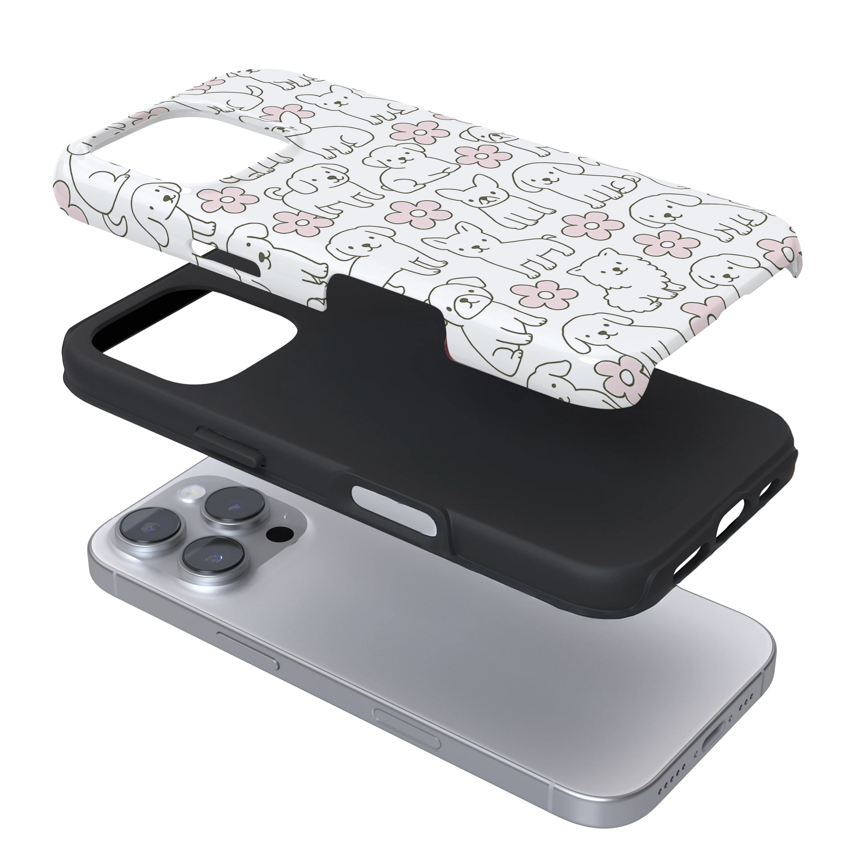 Tough Phone Case - Pawfect Blooms - Image 3