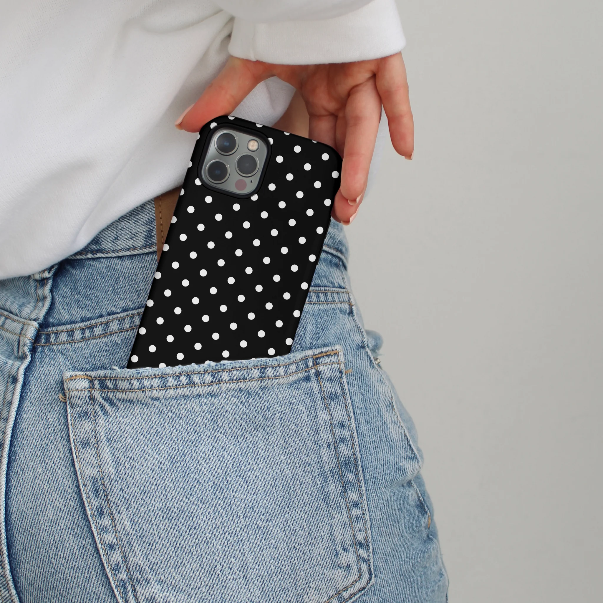 Tough Phone Case - Polka Dot - Image 2