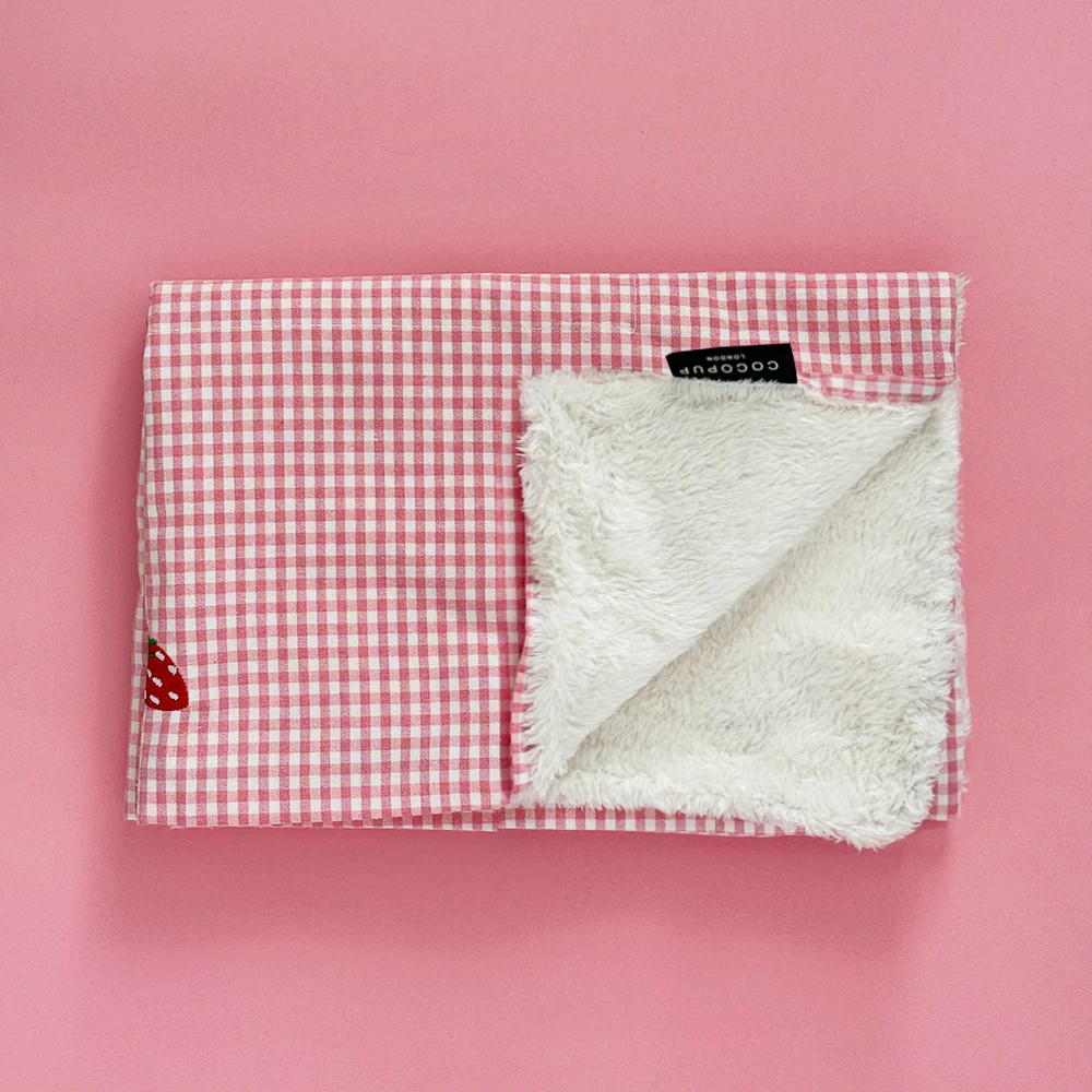 Travel Mat & Blanket Set - Strawberry Picnic Pup - Image 5