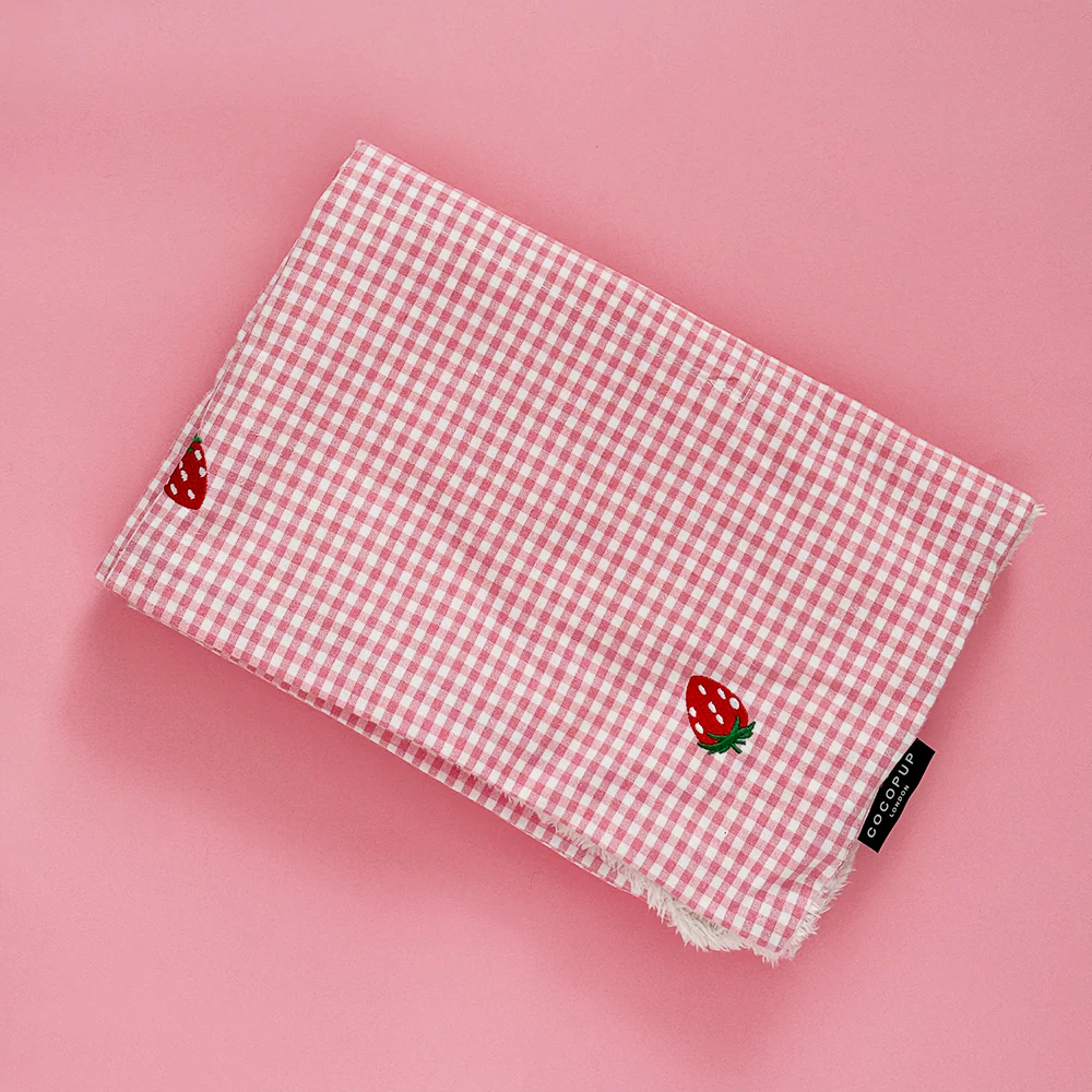 Travel Mat & Blanket Set - Strawberry Picnic Pup - Image 6